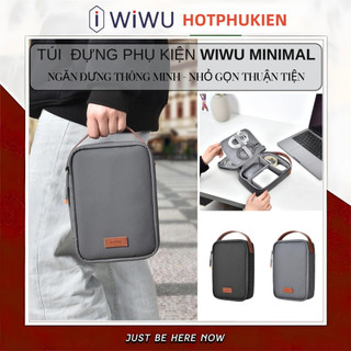 Túi Đựng Phụ Kiện Macbook WiWU Tech Minimal phụ kiện công nghệ dây cáp củ sạc, chuột, pin dự phòng