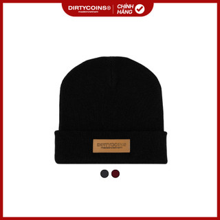 Nón DirtyCoins Leather Patch Beanie