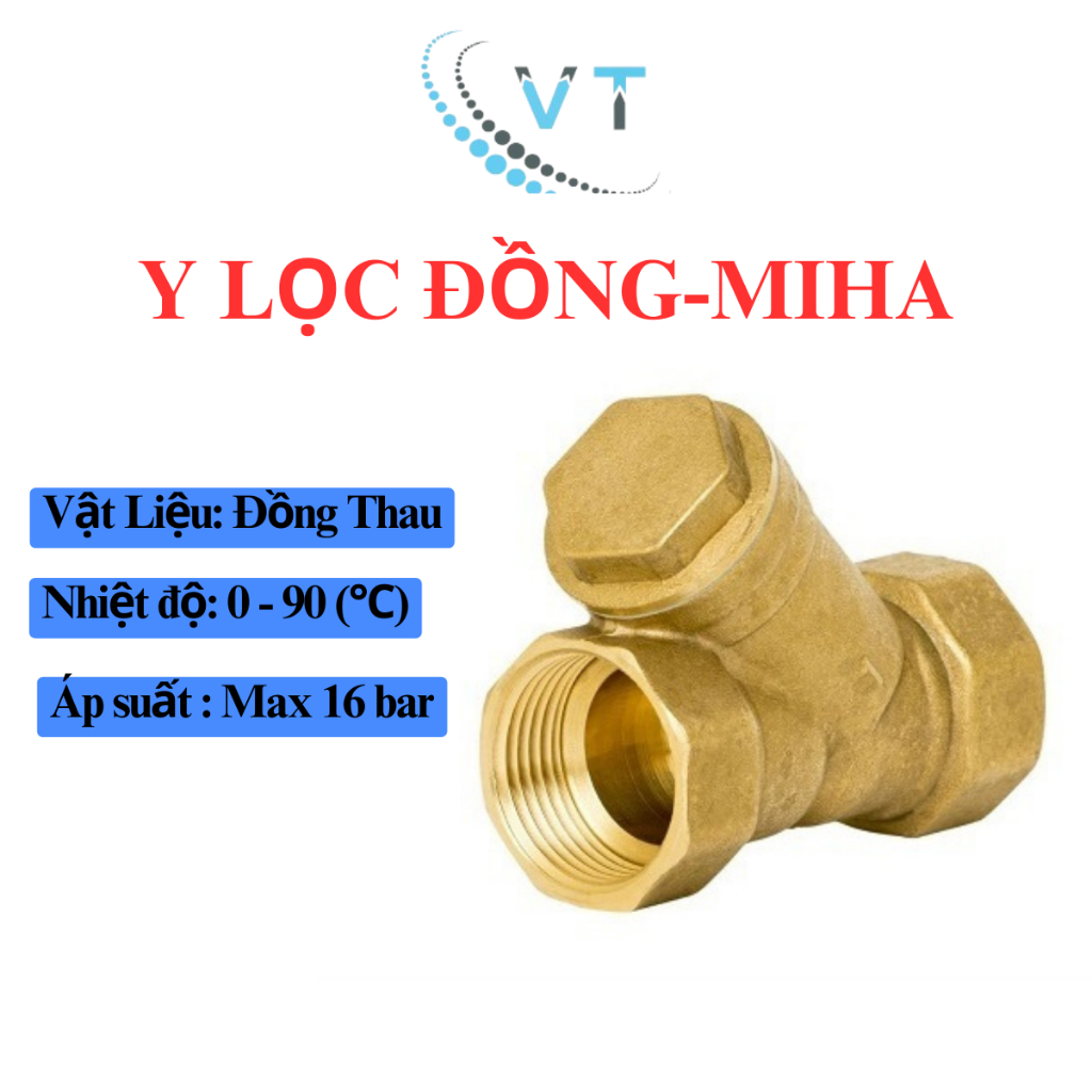 Y LỌC ĐỒNG MIHA- PN 16 DN40-DN50