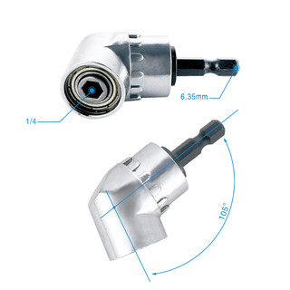 Đầu chuyển hướng mũi bắt vít 105 độ chuôi lục giác