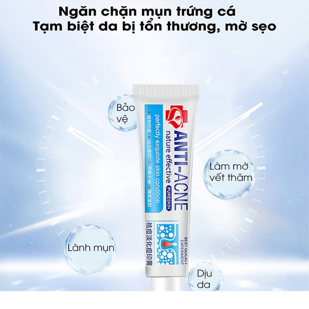 Kem Xoá Sẹo Rỗ Thảo Dược Anti - Acne, Kem Anti Acne Lành Sẹo Rỗ, Sẹo Lõm, Giúp Lấy Lại Làn Da Khoẻ Mạnh