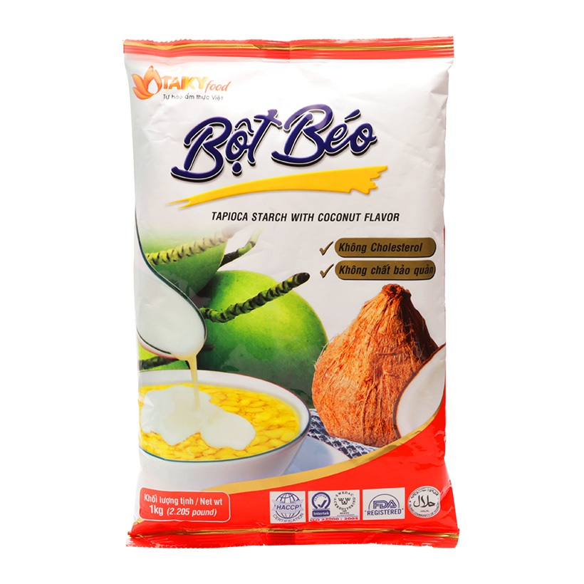 bột béo thượng hạng Tài Ký (bột cốt dừa) gói 1kg