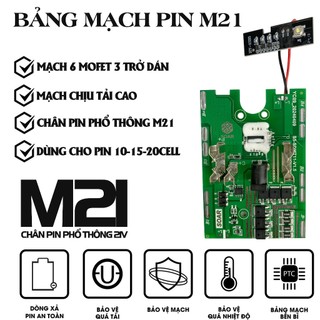 Mạch Bảo Vệ Cho Pin 10 cell , 15 cell máy Siết Bulong,Khoan Pin,Chuyên Vít 6 fet