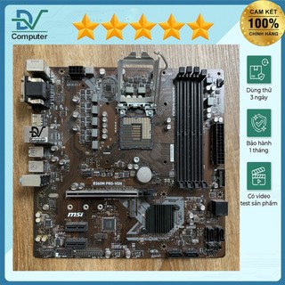 MAIN B360M-PRO-VDH hãng MSI có cổng HDMI,TYPE-C,DVI,VGA đủ cổng ăn chơi hàng đẹp bảo hành 1 tháng