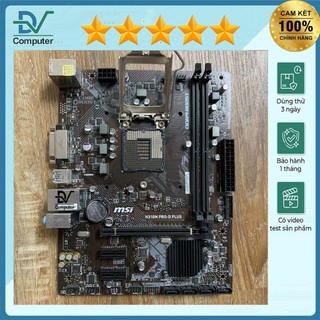 Main h310m-pro-d hãng msi dùng vga rời hàng đẹp bảo hành 1 tháng