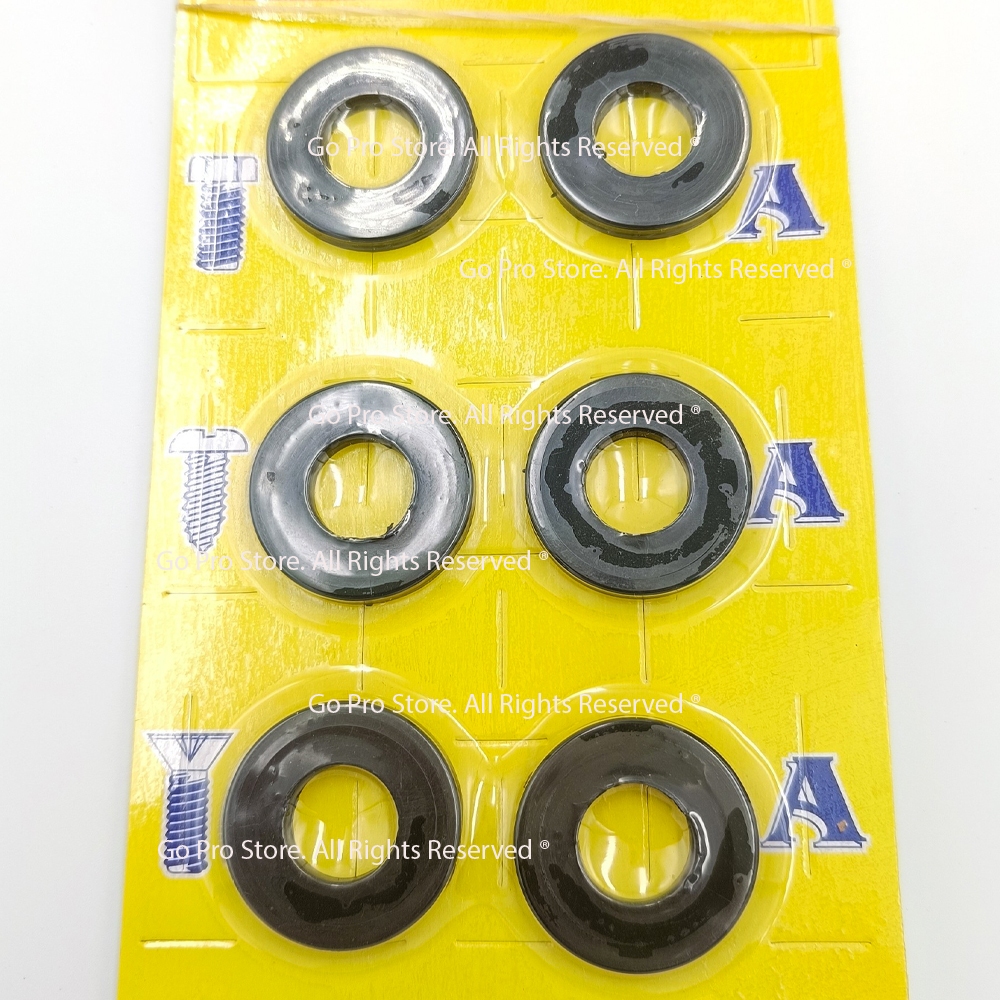 Bộ 06 Đệm Cao Su Cổ (Ghi Đông) Xe Dream, Wave HT3921 - HT134