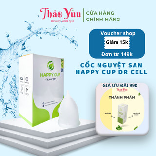 Cốc Nguyệt San Happycup Dr Cell Silicone Y Tế An Toàn