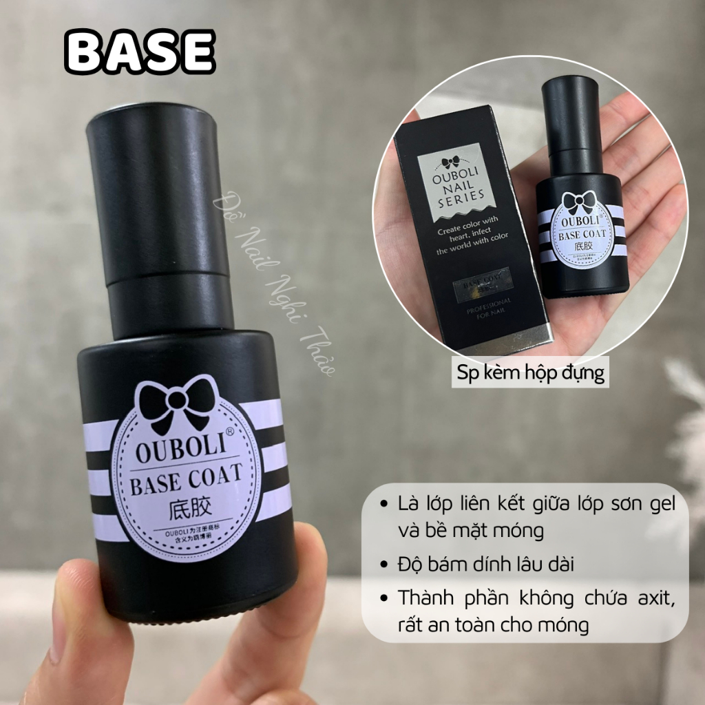 Base top cứng móng OUBOLI chính hãng 20ml | BigBuy360 - bigbuy360.vn