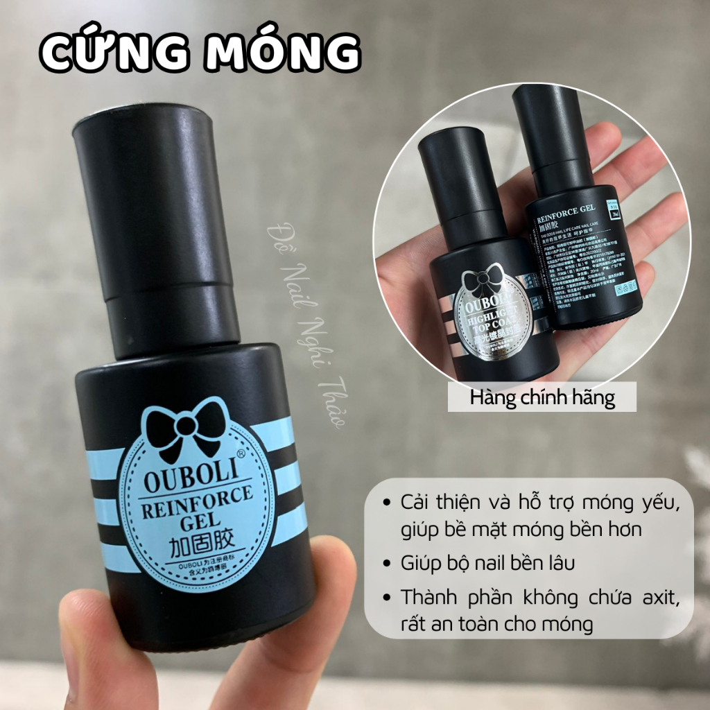 Base top cứng móng OUBOLI chính hãng 20ml | BigBuy360 - bigbuy360.vn