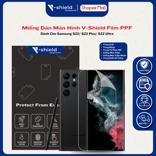 Miếng Dán Full Mặt Lưng V-Shield Film Ppf Cao Cấp Cho Samsung Galaxy S22/S22 Plus/S22 Ultra