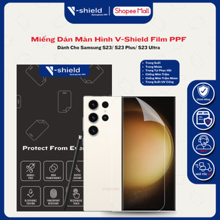 Miếng Dán Màn Hình V-Shield Film Ppf Cao Cấp Cho Samsung Galaxy S23/S23 Plus/S23 Ultra/S23 Fe