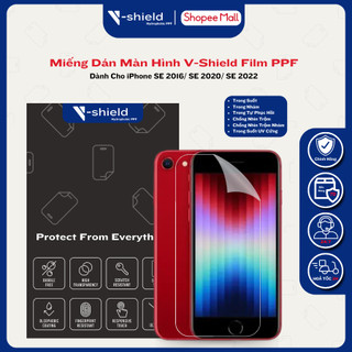 Miếng Dán Màn Hình V-Shield Film Ppf Cao Cấp Cho Iphone Se 2016/ Se 2020/ Se 2022