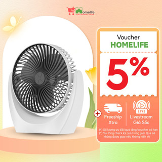 Quạt Để Bàn Super Fan Mini Hai Phiên Bản Tích Điện - Cắm Điện Trực Tiếp, Công Suất Lớn, 3 Cấp Độ Gió Siêu Mát