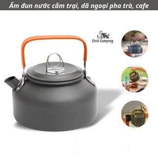 Siêu đun nước cắm trại dã ngoại hợp kim nhôm, ấm pha trà,cafe du lịch siêu nhẹ mang theo tiện lợi