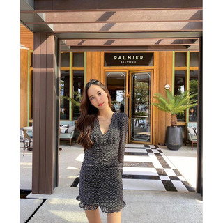 váy Zara chấm bi form body chuẩn auth zara