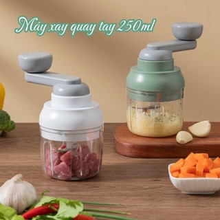 Máy xay bằng tay shining star - máy xay tỏi ớt xay thịt mini dung tích 250ml bằng tay