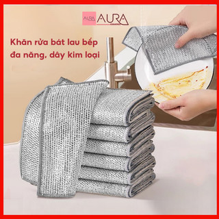 Khăn lưới kim loại rửa chén bát xoong nồi