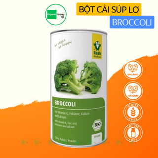 Bột cải súp lơ (bông cải xanh) hữu cơ 230gr - Raab