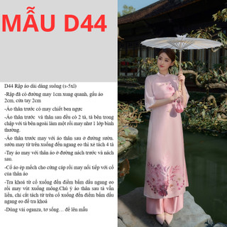 RẬP GIẤY A0 ÁO DÀI DÁNG SUÔNG-D44