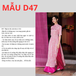 RẬP GIẤY A0 ÁO DÀI TAY CỘC-D47