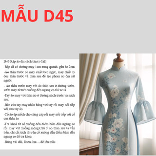 RẬP GIẤY A0 ÁO DÀI CÁCH TÂN-D45