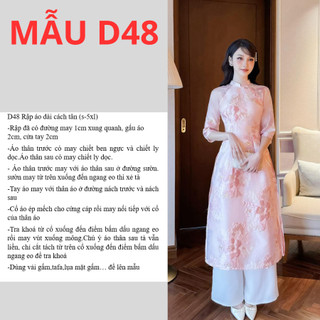 RẬP GIẤY A0 ÁO DÀI CÁCH TÂN-D48
