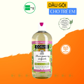 Dầu gội hữu cơ cho bé không cay mắt chiết hương táo và lê (Coslys - Pierpaoli - Alphanova)
