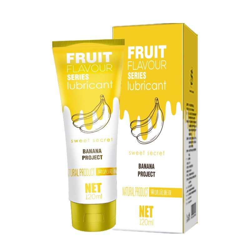 [Che tên] Gel Bôi Trơn Hương trái cây, Tăng khoái cảm nữ, Gốc nước an toàn Fruit Flavour - Chai 120ml