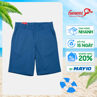 Quần short kaki nam GENEROS 160123132MF #5 vải cotton thiết kế trẻ trung năng động dễ phối đồ