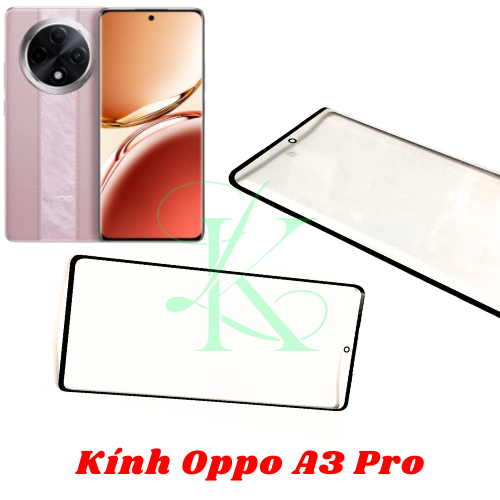 Kính ép trên màn hình dành cho Oppo A3 Pro China , kính ép dành cho oppo a3 pro china
