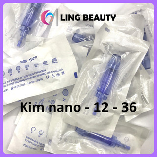 Kim nano - 12 - 36 (xanh) dùng để cấy tảo, cấy tinh chất cho máy phi kim Dr.pen chính hãng