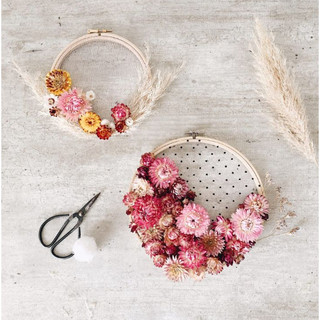 ❤️(Sỉ từ 0.5kg) Hoa Cúc Bất Tử khô trang trí decor (10 Đầu bông)❤️