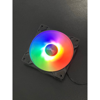 Fan led tản khí case cpu 33 bóng led 5 màu, fan 12