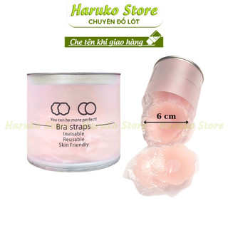 Miếng Dán Ngực Silicone Che Đầu Ti Che Đầu Nhũ Hoa Tàng Hình Siêu Dính - Hộp 5 Cặp (10 Miếng)
