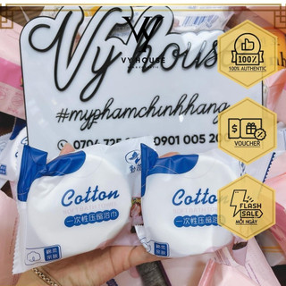 Khăn tắm nén du lịch cotton mẫu cô gái