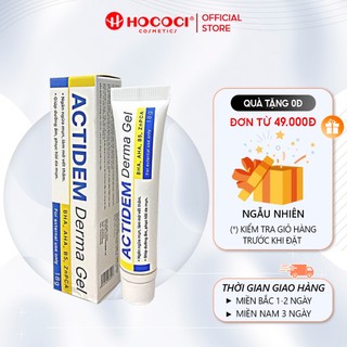 Gel giảm mụn, dưỡng ẩm da actidem derma gel 18g
