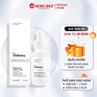 [Bản Canada] Tinh Chất Serum Hyaluronic Acid 2% + B5 Cấp Ẩm, Phục Hồi The Ordinary 30mL