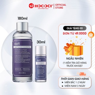 Nước Hoa Hồng Dears,Klairs Supple Preparation Toner 30ml - 180ml