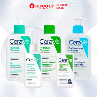Sữa Rửa Mặt Cerave Dịu Nhẹ Cho Da Dầu, Da Khô & Da Hỗn Hợp Cerave Foaming Facial Cleanser