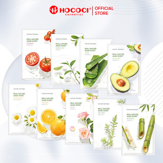 Mặt nạ cấp ẩm, dưỡng trắng da Nature Republic Real Nature 23ml