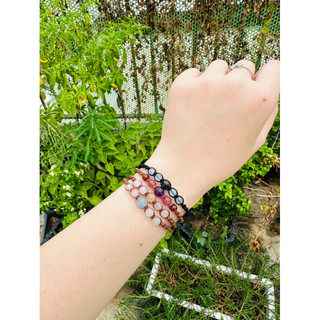 Vòng tay handmade đá tròn 5-6 li