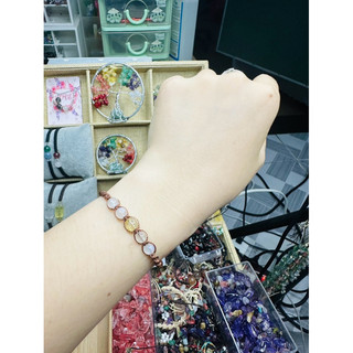 Vòng tay handmade đá tròn 5-6 li
