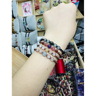 Vòng tay handmade đá tròn 5-6 li