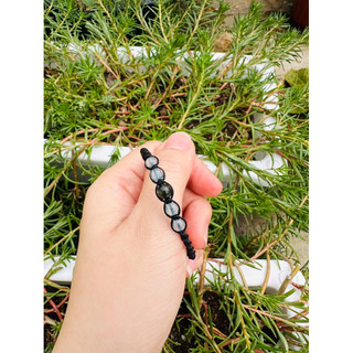Vòng tay handmade đá tròn 5-6 li