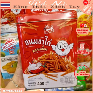 [Sẵn Shop] Bánh Tăm Que , Bánh Que Cay Chính Hãng Thái Lan Hủ Lớn 400gr