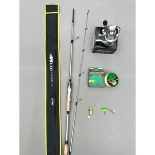 Combo Cần Câu WuTu Fishing - V1 Máy ZYC 2000 Kim Loại