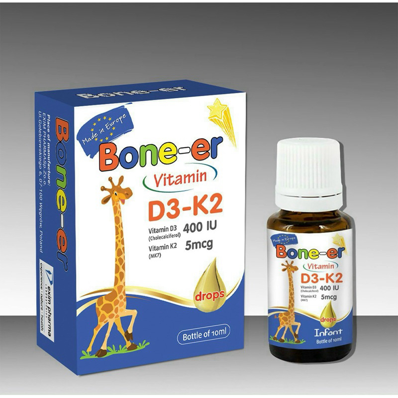 Vitamin D3 - K2 cho trẻ sơ sinh ( BONE-ER)