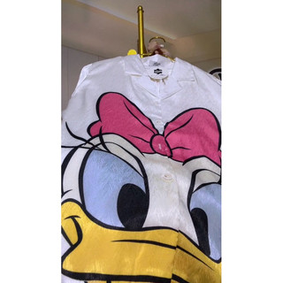 Đồ Bộ Lụa Xước Quần Lửng Vịt Disney Hình Vịt Hot