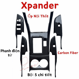 Ốp Nội thất xe Xpander Cross Premium AT 2018 2019 2020 2021 2022 2023 2024 Carbon cao cấp Titan Phụ kiện mitsubishi