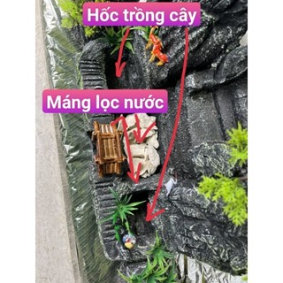 Hòn non bộ hồ cá, thác nước bể cá